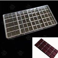 Acrylic Transparent Chocolate Bar Molder DIY Ice Cube Candy Tray TCC