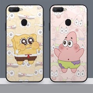 N-35 SpongeBob HD Glass Casing for OPPO F5 F7 A12 A5S A12E A3S A7 F9 A12S A11K Pro Case