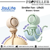 Jisulife Stroller Fan Life2S Bladeless Turbo Fan, Baby Fan with Filters up to 99%