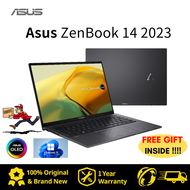 【ASUS Warranty】Asus Zenbook 14 2023 Laptop Asus Laptop Asus Lingyao Laptop Intel Core i7-1360P 16G 1T / i5-1340P 16GB RAM 512GB SSD  14" 2.8K OLED Display Iris Xe Graphics