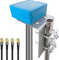 Maswell 4X4 MIMO 5G Antenna, Omni BroadBand 700-6000MHz, 4G, LTE, 5GA, 5G NR, WiFi 6, Bluetooth, 3dB