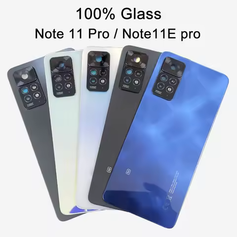 A+++ For Xiaomi Redmi Note 11 Pro 4G / 5G Battery Back Cover Glass Redmi Note 11E Pro Rear Door Repl