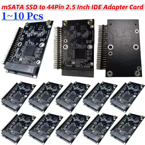 MSATA SSD To 44Pin 2.5 Inch IDE Adapter Card MSATA SSD To 2.5inch IDE SSD MSATA SSD To 44 Pin IDE Co