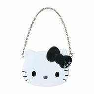 (只餘少量) 暗黑 HELLO KITTY 寶石頭帶摺鏡  附吊鏈