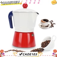 ICAOE103 Stovetop Coffee Maker, Colorful 3 Cup Size Italian Coffee Maker, Classic Style 150ml Capaci