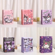 Kuromi tote bag cartoon gift bag anime party paper bag anime paper bag shopping bag