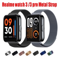 Compatible for Realme watch 3 pro magnetic loop strap metal stainless steel band for Realme watch 3 Replacement band