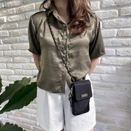 KEMEJA LUFFY CROP SHIRT, SHIRT POLOS, CASUAL SHIRT