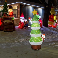 [SzxflieaeMY] Xmas Tree Christmas Inflatable, Decorative 5.9 ft Christmas Decoration, Blow up Yard D