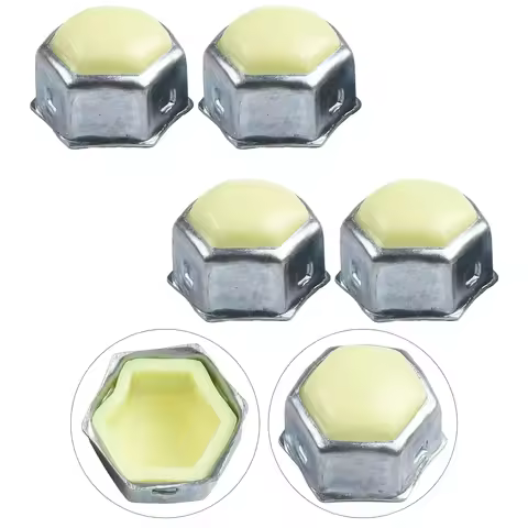 Bolt Cap Steering Stop Nut 40039-2S610 4pcs For Nissan Navara D22 Plug-and-play Silver For Nissan Na