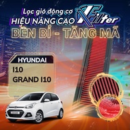 I10, Grand i10 engine air filter. Xfilter air filter, high performance Hyundai engine filter, increa