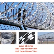 5 10 50m Length Kawat Duri protect for home farm dawai duri/dawai kawat duri/Barbed Wire