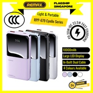 [3CCC] Remax RPP-679 Cynile Series 10000mAh 20000mAh 20W+22.5W LED Display with 2 Fast Charging Cabl