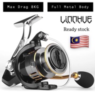 LINNHUE GW REELS SIZE 2000-7000 GEAR RATIO 5:2.1 Deukio, Pancing Ikan Dan udang pun boleh, Rod manci