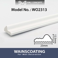 KOREAN Wainscoting | Wall Decoration Wainscoting Skirting | High Density Polystyrene | Bingkai DIY Skirting Dinding