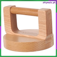 Wooden Stamp Burnisher Tool for Crafting Beech Wood Khaki zhiymais