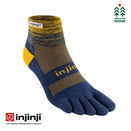 INJINJI Trail Midweight Mini-Crew Coolmax Running & Hiking Socks - Moonlit