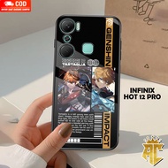 Case INFINIX HOT 12 PRO - Casing  INFINIX HOT 12 PRO Terbaru  AERO CASE [ GENSHIN ] Silikon - Case  