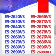 CPU Intel Xeon E5-2678V3 2680V3 2690V3 2666V3 E5 2696V3 2673V4 2698V3 ปุ่มประมวลผลสำหรับคอมพิวเตอร์ส