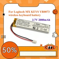 Compatible with Logitech MX KEYS YR0073 wireless keyboard battery 533-000177 3.7V 2000mAh