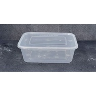 THINWALL RECTANGLE 750ML SQUARE LUNCH BOX / FOOD CONTAINER