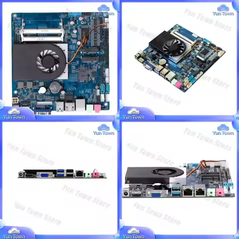 for Intel 7th Gen Motherboard with SIM Card Slot 12V 19V Power Supply Up to 64GB RAM Desktop Compute