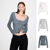 Slimming Skims Modal Shirt - Stretchy Fabric with Square Collar