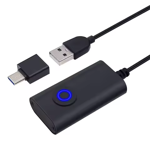 2 in 1 USB Type-C Mouse Jiggler with ON/OFF Switch Mouse Wiggler Shaker Drive Free Automatic Mouse S