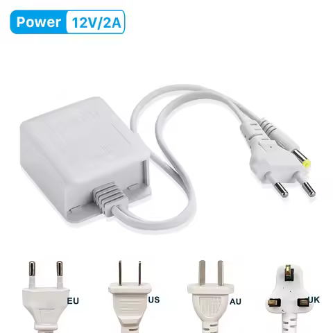 DC 12V 2A Power Supply For PTZ Camera Transformer AC 110V-230V to DC 12V For PTZ WiFi IP Camera 12V 