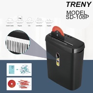 TRENY Heavy Duty Paper Shredder , Shredder Machine 10 Sheets / Paper Shredder / Paper / CD / Credit Card / ID Card