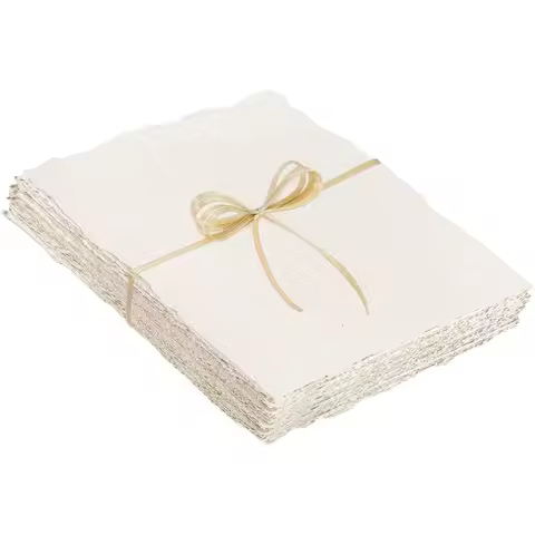 25 Sheets Watercolor Paper, 4 X 6 Inch Rough/Textured Handmade Paper Cotton Paper White Textured Pap