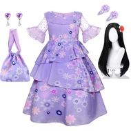 New Mirabel Dress Carnival Outift Girls Princess Gowns Birthday Party Children Infant Vestidos Cospl
