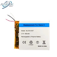 Suitable for Apple iPOD Nano 3 Little Fatty MP3/4 Battery 616-0337 616-0338 450mAh