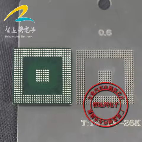 EDC7 EDC16 BGA CPU Stencil Reballing MPC561 MPC562 MPC563 MPC564 MPC565 80X80 0.6MM RAM Chip Solder