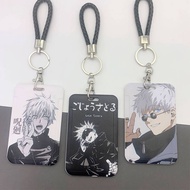 Anime Jujutsu Kaisen Gojou Satoru Inumaki Toge Itadori Yuuji Portable ID Card Credit Badge Holder Wa