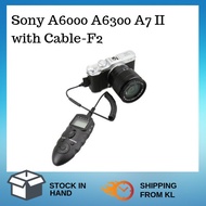 JJC MT-636 with Cable-F2 LCD Timer Remote for Camera Sony A6000 A6300 A7 II