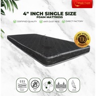 4" Inch Tilam Single Bujang High Density Foam Mattress