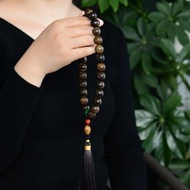 新款原創 虎皮沉香搭配硃砂 手持 車掛