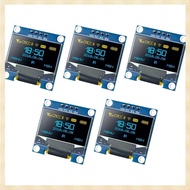 [1fnejakblh.ph] 5 Piece OLED  Display Module 0.96 Inch PCB for   128x64 Pixel IIC Serial Self- Displ