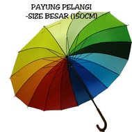 Payung Pelangi saiz besar