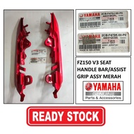 (100% ORIGINAL YAMAHA) FZ150I V3 SPOILER SET/ASSIST GRIP/HANDLE SEAT BAR MERAH (2CB-F470J/K-00-P0)