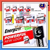 【Ready Stock】Energizer Max A76 LR44 A23 ECR2032 3V E92 AAA E91 AA CR2032 3V 6LF22 9V 522 2032 Batter