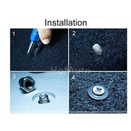 ￼Nissan Nismo Anti-skid Floor Mat Carpet Pedal GTR Almera Serena Navara X-Trail Sentra Teana