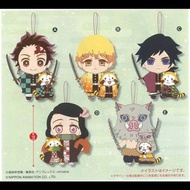 [預訂/6月] 日版全5款 鬼滅之刃x小浣熊 布公仔吊飾 FURYU 竈門炭治郎 禰豆子 我妻善逸 嘴平伊之助 富岡義勇 組立式景品