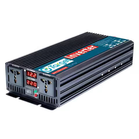 Pure Sine Wave Inverter DC 12V to AC 220V 230V 5000W/2200W/2600W Voltage Transfer Converter Universa