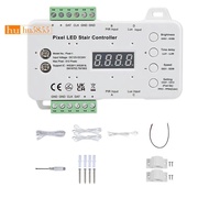 Motion Sensor LED Stair Pixel Lights Controller RGB LED Controller with Daylight Sensor Stair Lighti