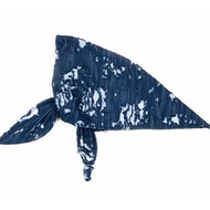 美式複古 藍白破洞鏤空防曬面罩 面巾 機車頭巾 三角巾