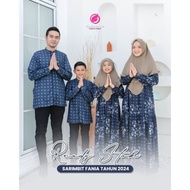 Sarimbit Fania hijab 2024 Azriel Azriella Exclusive Printing/Eid Clothes/Cool Material