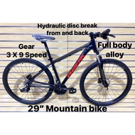 BASIKAL MTB SIZE 29 INCH BICYCLE MTB PHREAK COLEMAN MOUNTAIN BIKE MTB 9SPEED ALLO/BASIKAL 29" MOUNTA