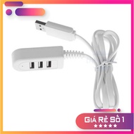 USB Hub Splitter 3 Ports USB 2.0 White 1.2m Long Truong Giang Components 86
